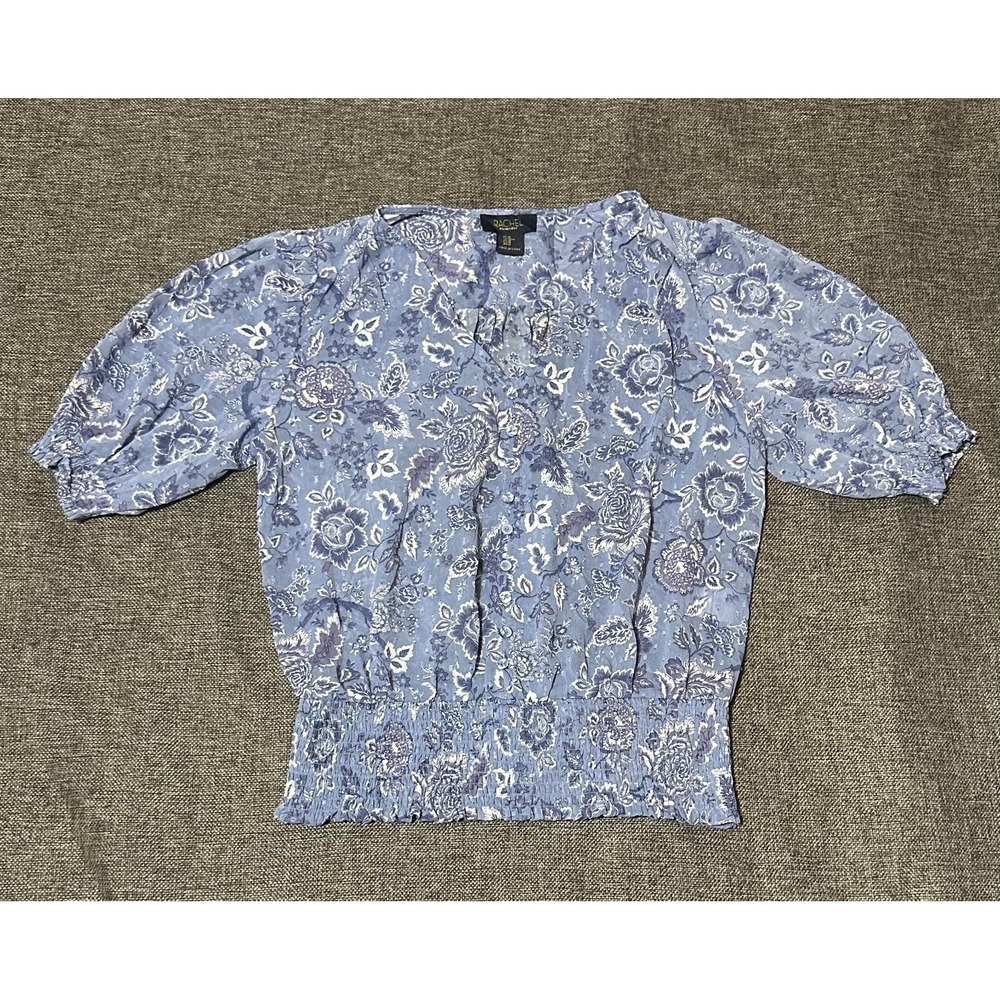 Rachel Rachel Boy Women's M Pullover Floral Peasant Blouse